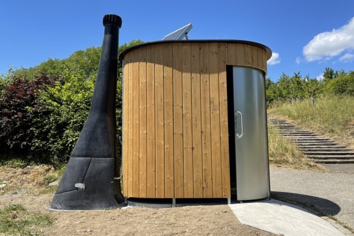 Toilette Kazuba anche sulla spiaggia di Boiron