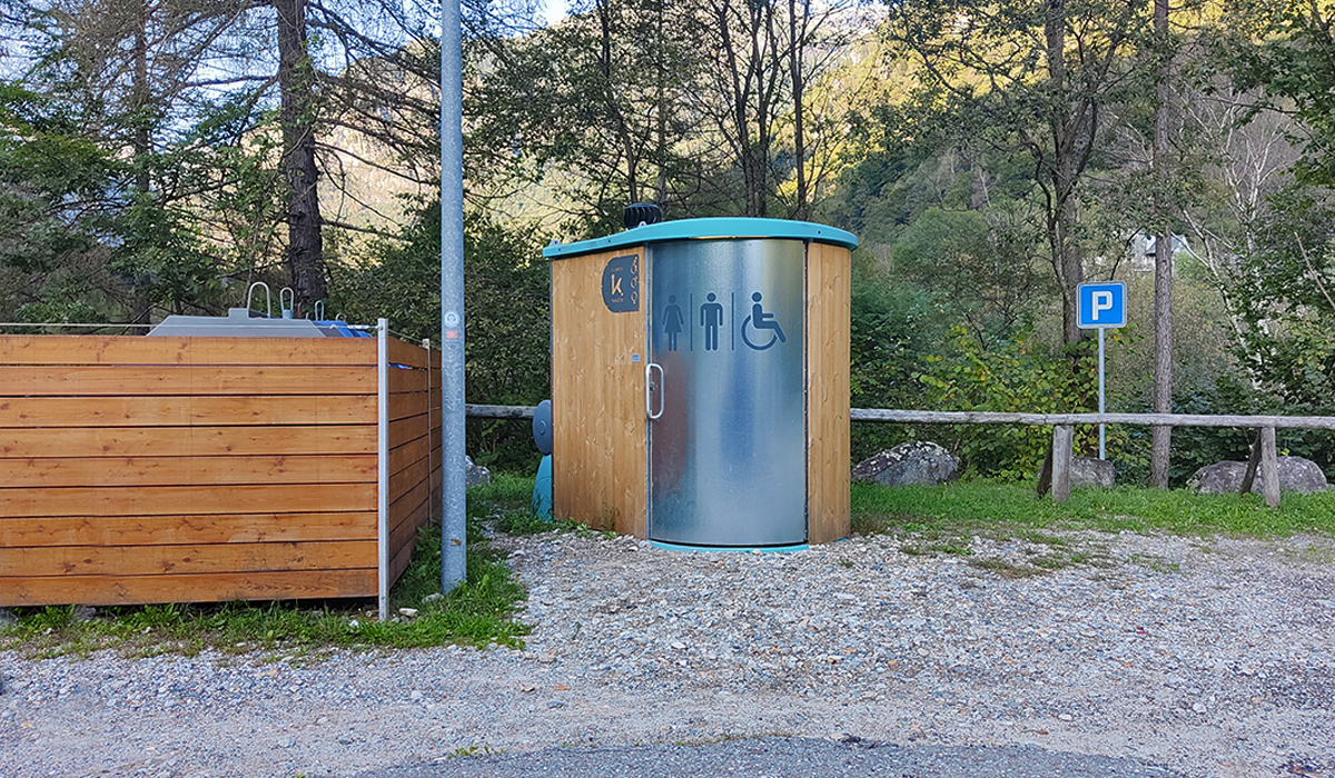 La Toilette Kaab Mobile in Val Verzasca, una scelta green!